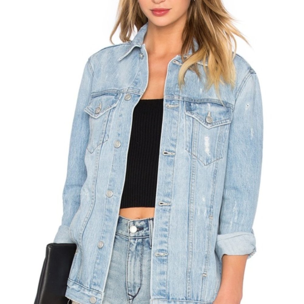 Lovers and Friends Denim Jacket in Solano
